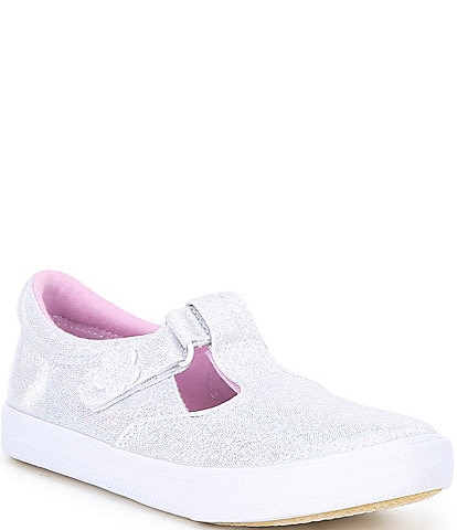 Keds  Girls' Daphne T-Strap Iridescent Sneakers (Toddler)