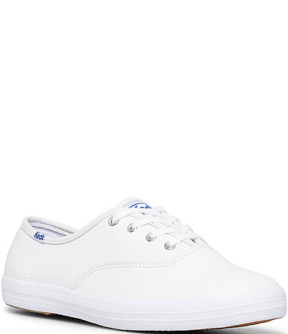 Keds Champion Leather Lace-Up Sneakers
