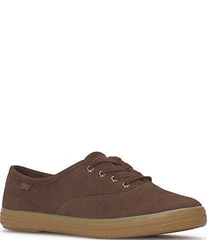 Keds Champion Luxe Suede Lace Up Sneakers
