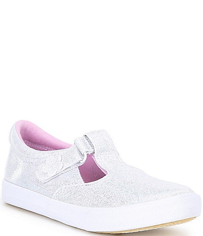 Keds Girls' Daphne T-Strap Iridescent Sneakers (Toddler)