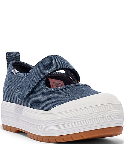 Keds Mary Jane Platform Canvas Sneakers