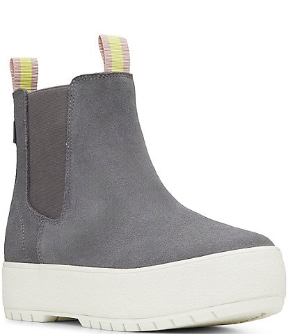 Keds Platform Suede Chelsea Booties