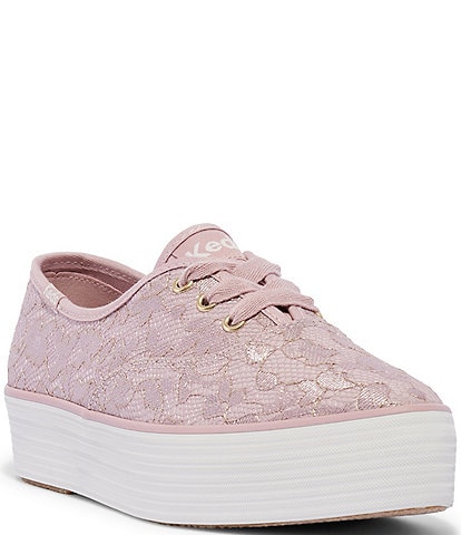Keds Point Lace Pointed Toe Platform Sneakers