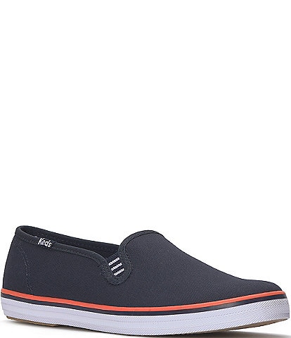 Keds Women's Champion Striped Goring Slip On Sneakers