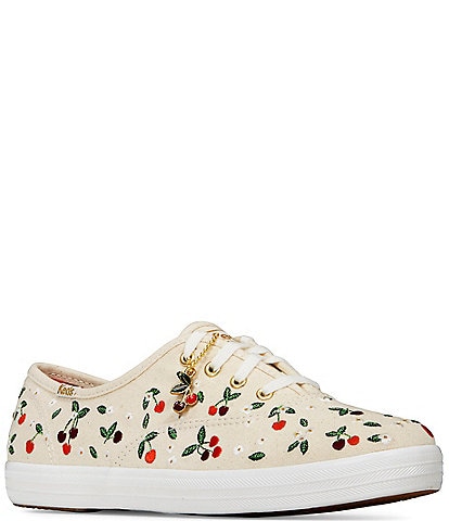 Keds x Rifle Paper Co. Champion Cherry Embroidery Sneakers