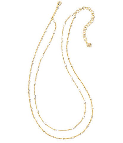 Kendra Scott 14K Dottie Gold Short Multi Strand Necklace