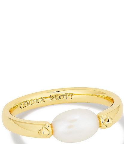 Kendra Scott 14K Leighton Pearl Band Ring