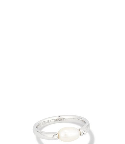 Kendra Scott 14K Leighton Pearl Band Ring