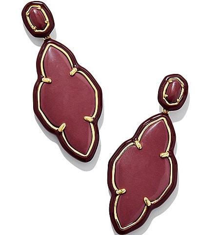 Kendra Scott Abbie Enamel Frame Drop Earrings