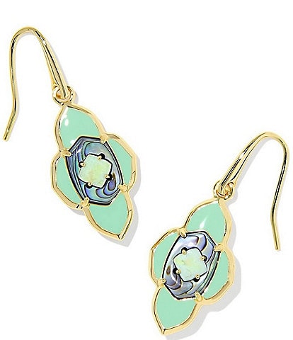 Kendra Scott Abbie Medallion Small Drop Earrings