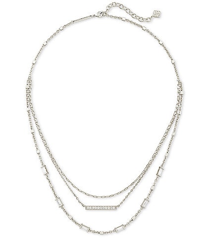 Kendra Scott Addison Triple Strand Chain Necklace