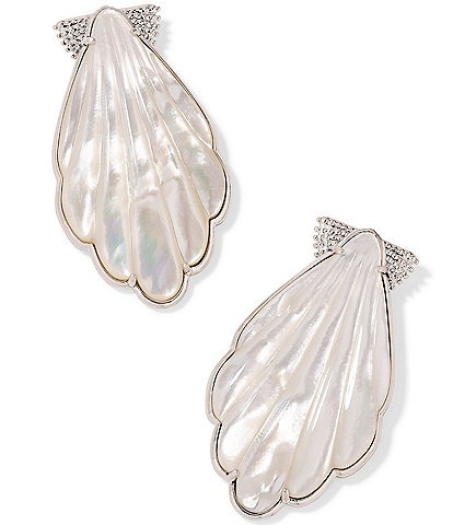 Kendra Scott Alexa Pearl Statement Drop Earrings