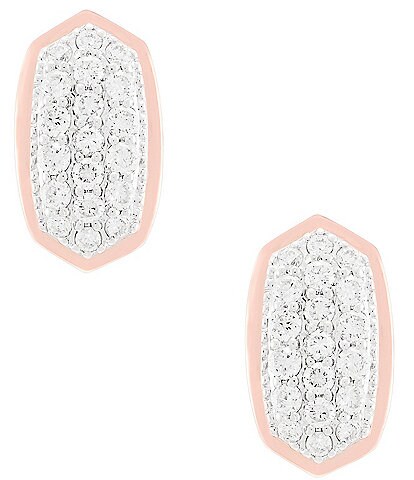Kendra Scott Amelee 14k Rose Gold Stud Earrings