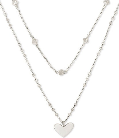 Kendra Scott Ari Heart Multi Strand Necklace