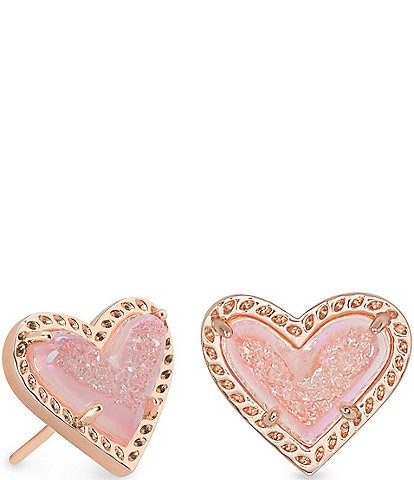 Kendra Scott Ari Heart Gold Stud 