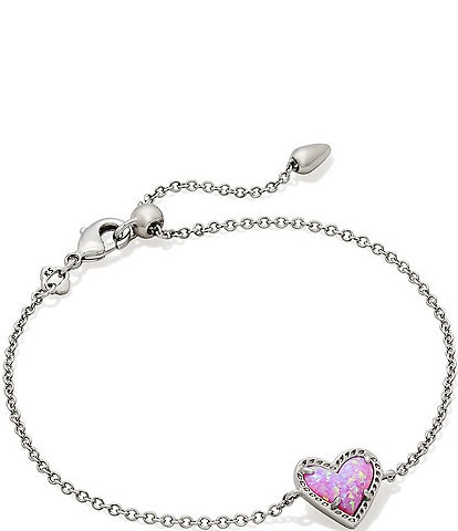Kendra Scott Ari Heart Chain Line Bracelet