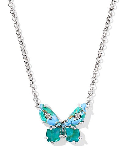 Kendra Scott Bianca Butterfly Short Pendant Necklace
