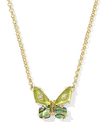 Kendra Scott Bianca Butterfly Short Pendant Necklace