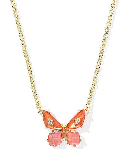 Kendra Scott Bianca Butterfly Short Pendant Necklace