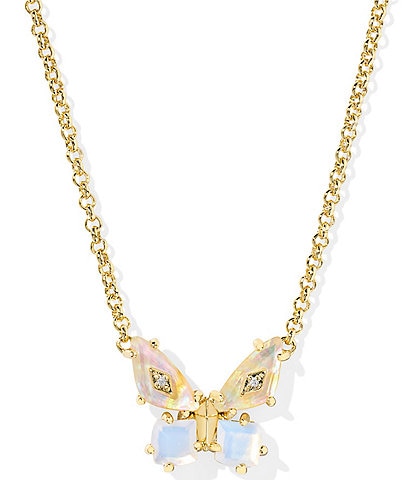 Kendra Scott Bianca Butterfly Short Pendant Necklace