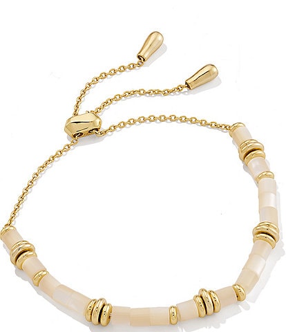 Kendra Scott Bree Beaded Delicate Chain Line Bracelet