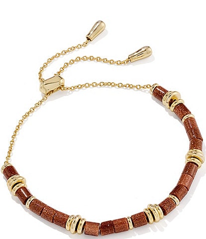 Kendra Scott Bree Beaded Delicate Chain Line Bracelet