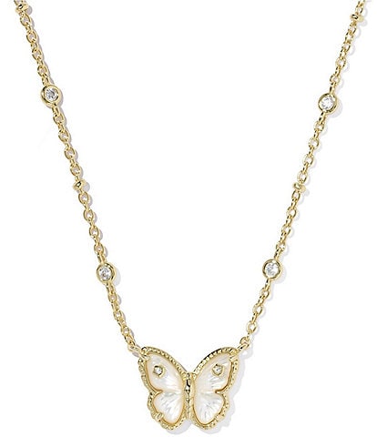 Kendra Scott Cailey Butterfly Short Pendant Necklace