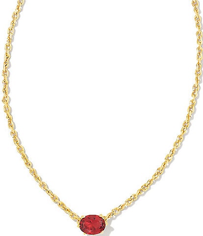 Kendra Scott Marisa 14k Gold Pendant Necklace in White Diamond – Smyth  Jewelers