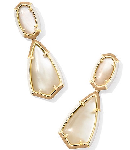 Kendra Scott Camry Enamel Frame Statement Drop Earrings