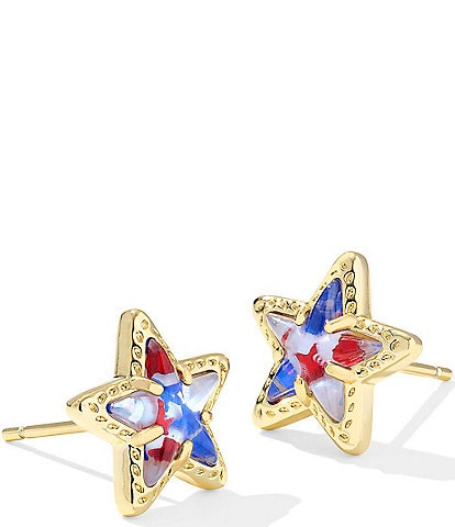 Kendra Scott Cassidy Star Americana Stud Earrings