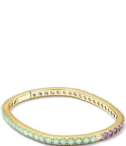 Kendra Scott 14K Gold Chandler Crystal Bangle Bracelet