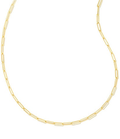 Kendra Scott Courtney Paperclip Chain Necklace