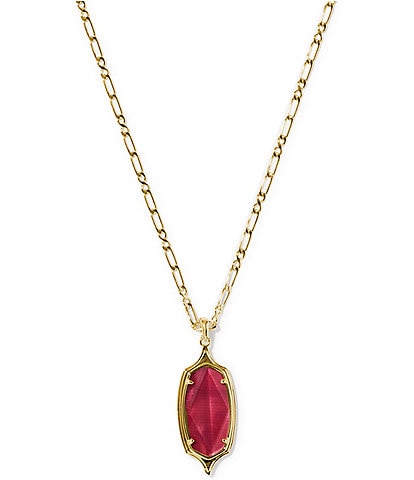 Kendra Scott Dani Stepped Frame Long Pendant Necklace