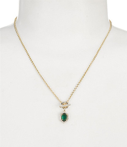Kendra Scott Daphne Crystal Frame Short Pendant Necklace