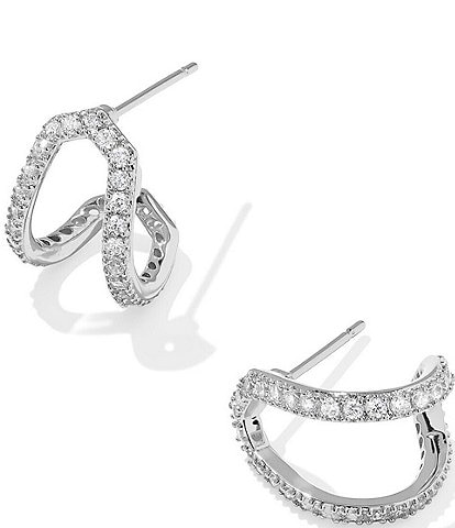 Kendra Scott Daphne Pave Huggie Hoop Earrings