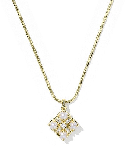 Kendra Scott Dira Pearl Short Pendant Necklace