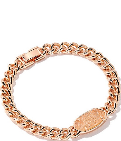 Kendra Scott Elaina Rose Gold Chain Bracelet