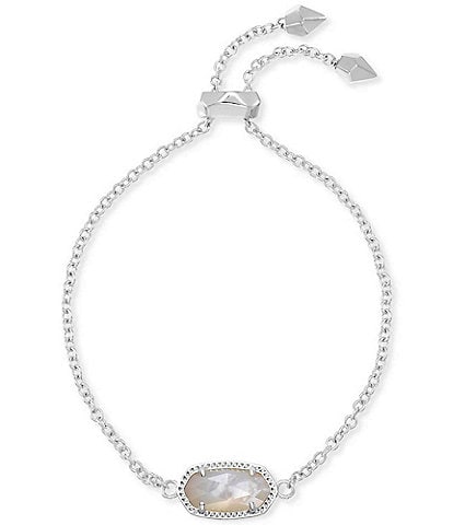 Kendra Scott Elaina Silver Adjustable Chain Bracelet