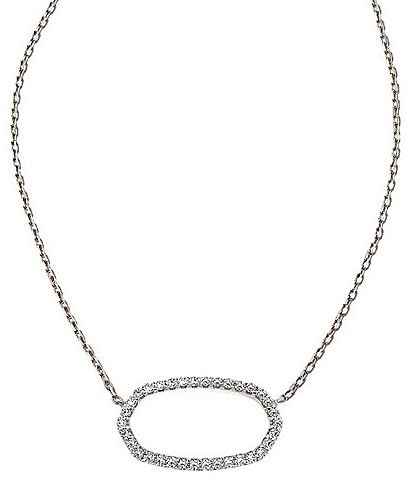 Kendra Scott Elisa 14K Open Frame Short Pendant Necklace