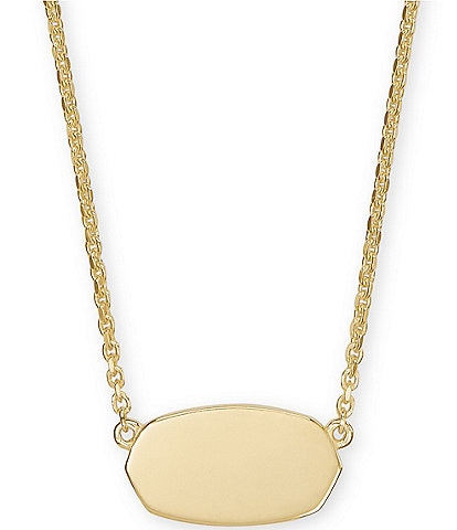 Kendra Scott Elisa 18k Gold Vermeil Short Pendant Necklace