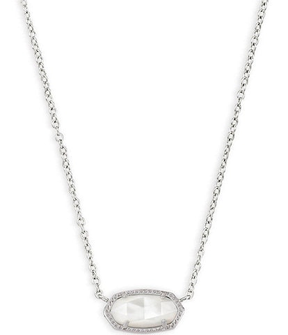 Kendra Scott Elisa Silver Pendant Necklace