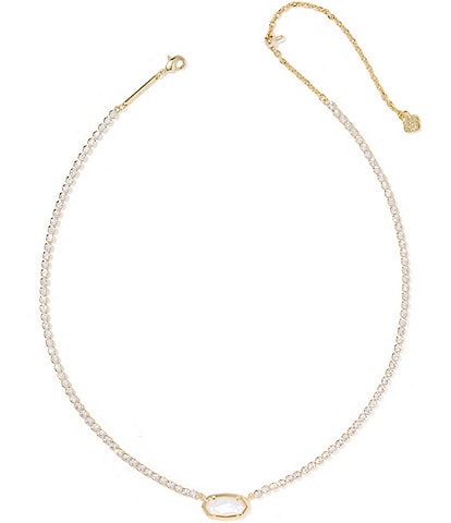 Kendra Scott Elisa Rhinestone Tennis Collar Necklace