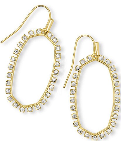 Kendra Scott Elle Open Frame Crystal Drop Earrings