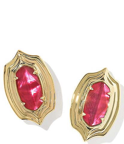 Kendra Scott Ellie Stepped Frame Stud Statement Earrings