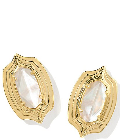 Kendra Scott Ellie Stepped Frame Stud Statement Earrings