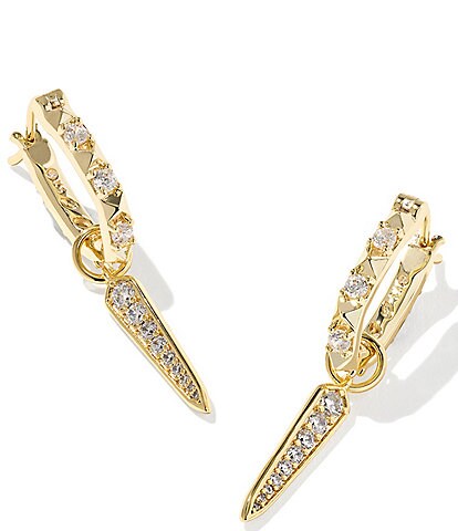 Kendra Scott Fate Charm Huggie Hoop Earrings