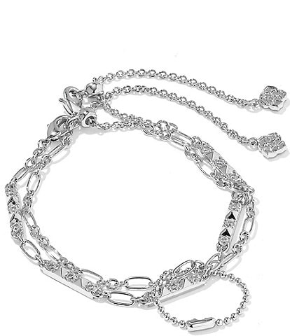 Kendra Scott Fate Delicate Chain Line Bracelet Set