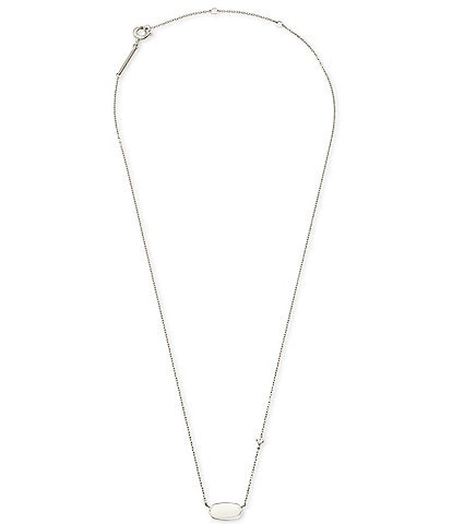 Kendra Scott Fern 14k White Gold Short Pendant Necklace