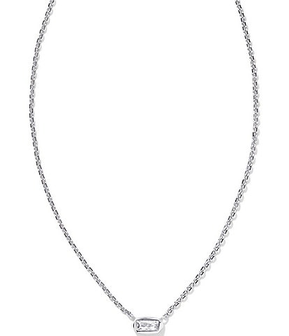 Kendra Scott Fern Crystal Short Pendant Necklace