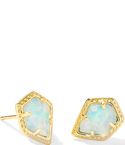 Kendra Scott Framed Gold Tessa Opal Stud Earrings
